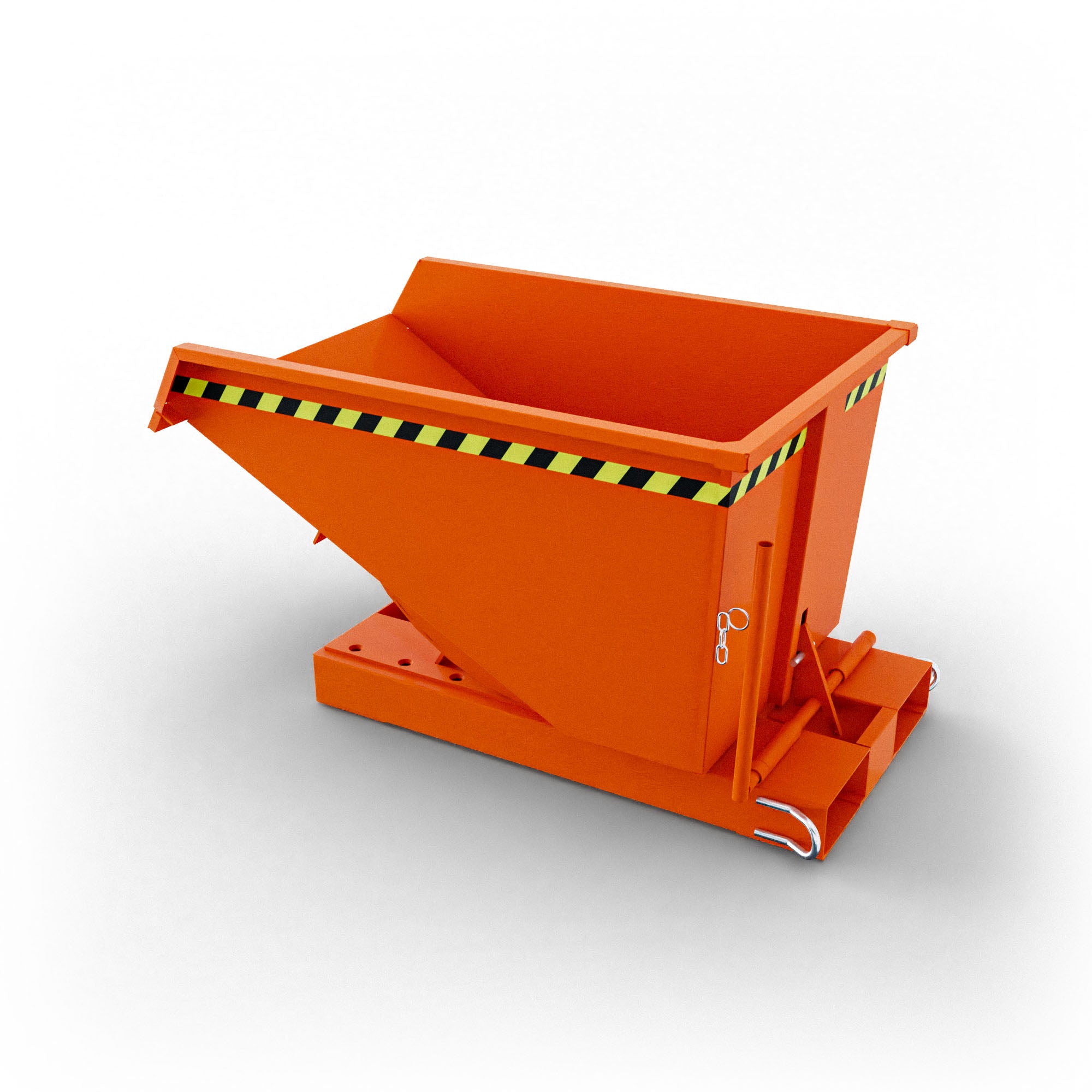 SBSR400 benna ribaltabile senza ruote con capacità 400 lt