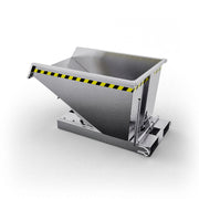 SBSR400 benna ribaltabile senza ruote con capacità 400 lt