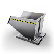 SBSR760 benna ribaltabile senza ruote con capacità 760 lt