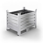 Sheet metal container with a capacity of 1000 kg - Dimensions 1200x800x880 mm - Galvanized