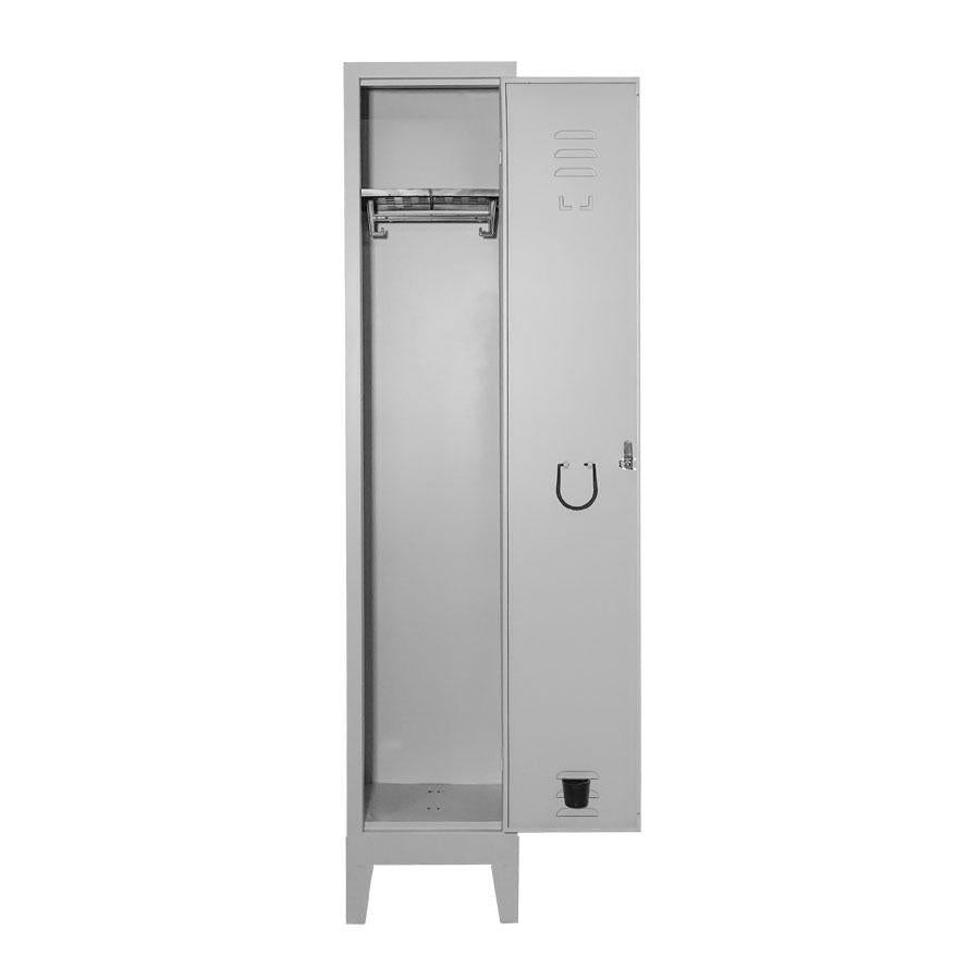 Single-door steel locker - 33 cm deep