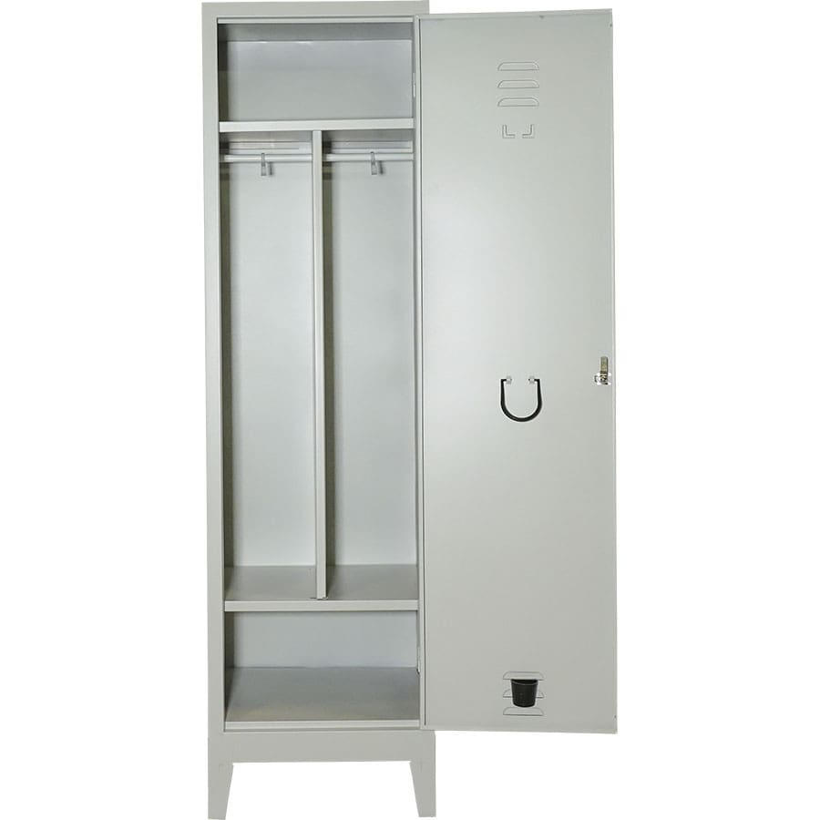 1-place clean and dirty changing room locker - depth 50 cm 