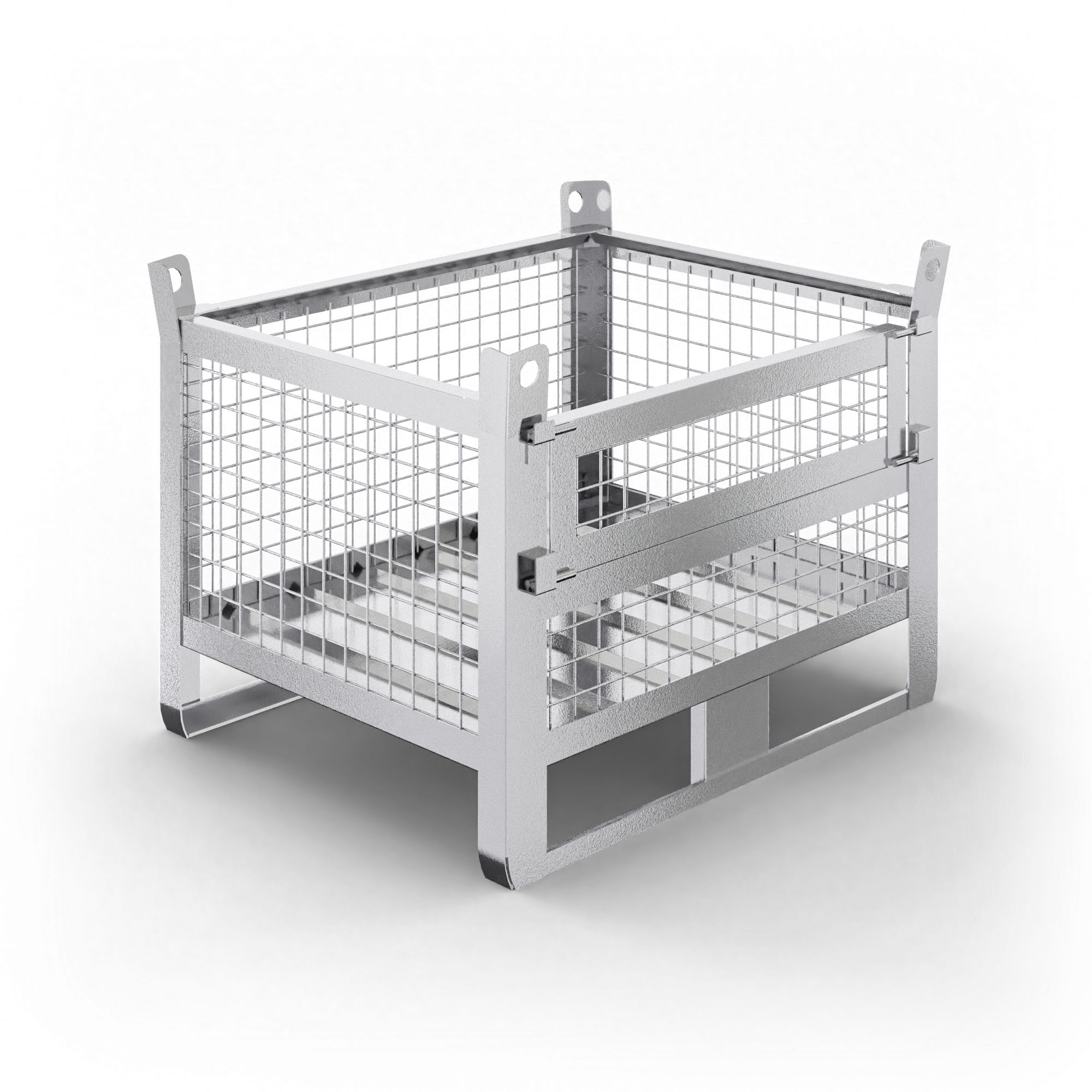 Contenitori in Rete elettrosaldata con Anta Apribile portata 1000 kg