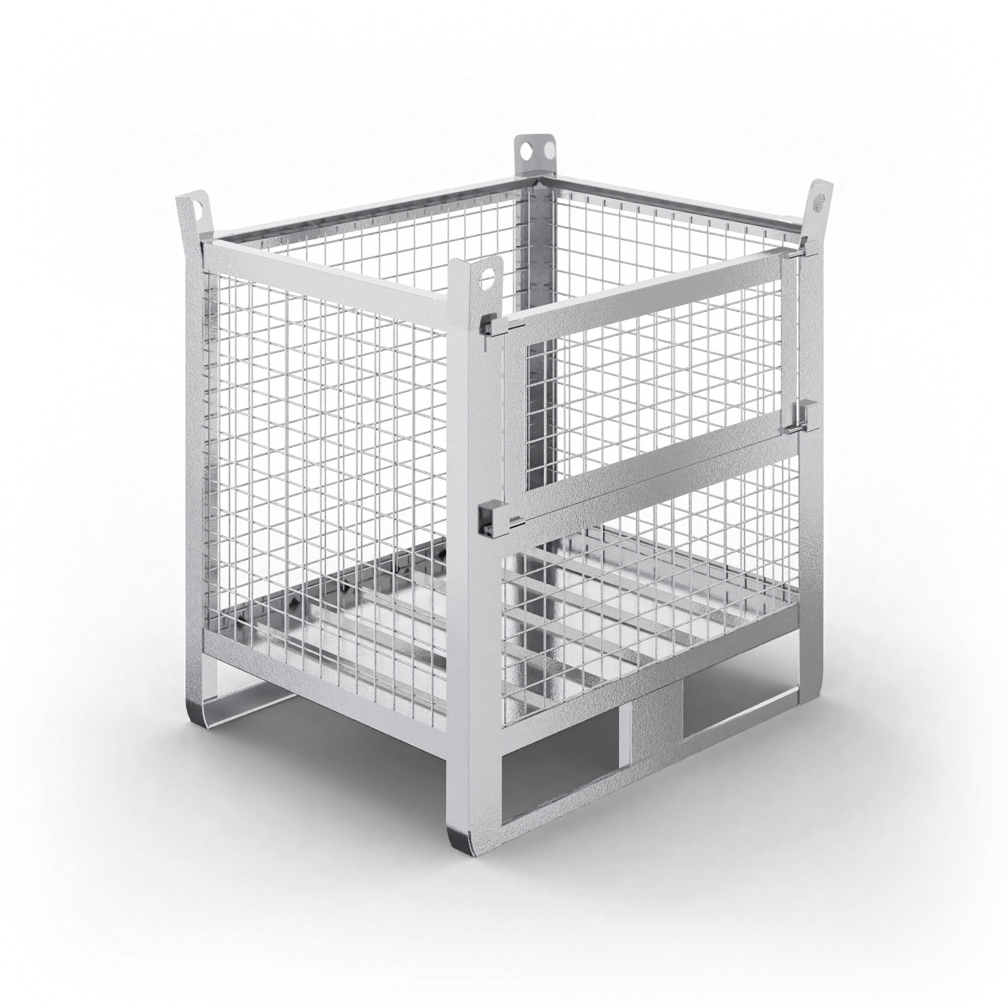 Contenitori in Rete elettrosaldata con Anta Apribile Portata 1500 kg