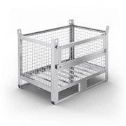 Contenitori in Rete elettrosaldata con Anta Apribile portata 1000 kg