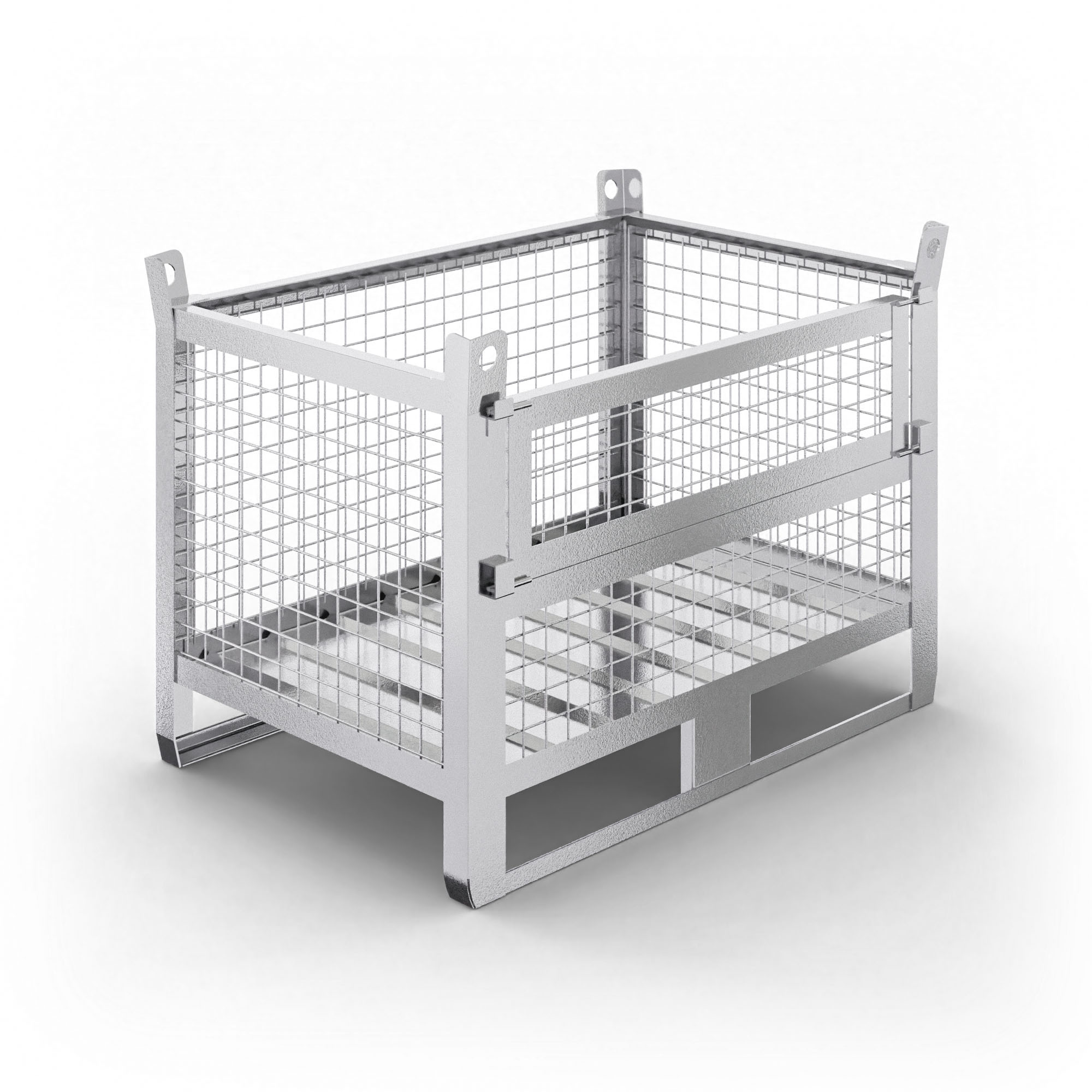 Contenitori in Rete elettrosaldata con Anta Apribile portata 1000 kg