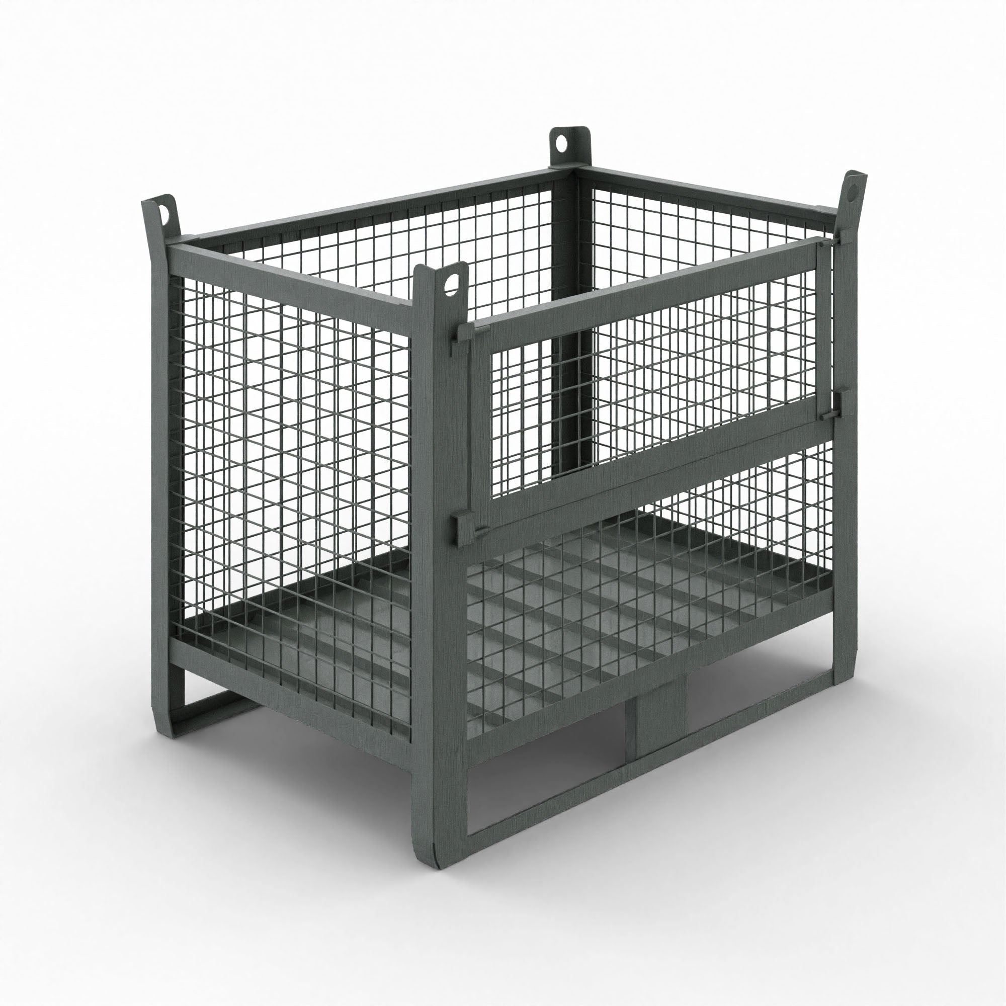 Contenitori in Rete elettrosaldata con Anta Apribile Portata 1500 kg