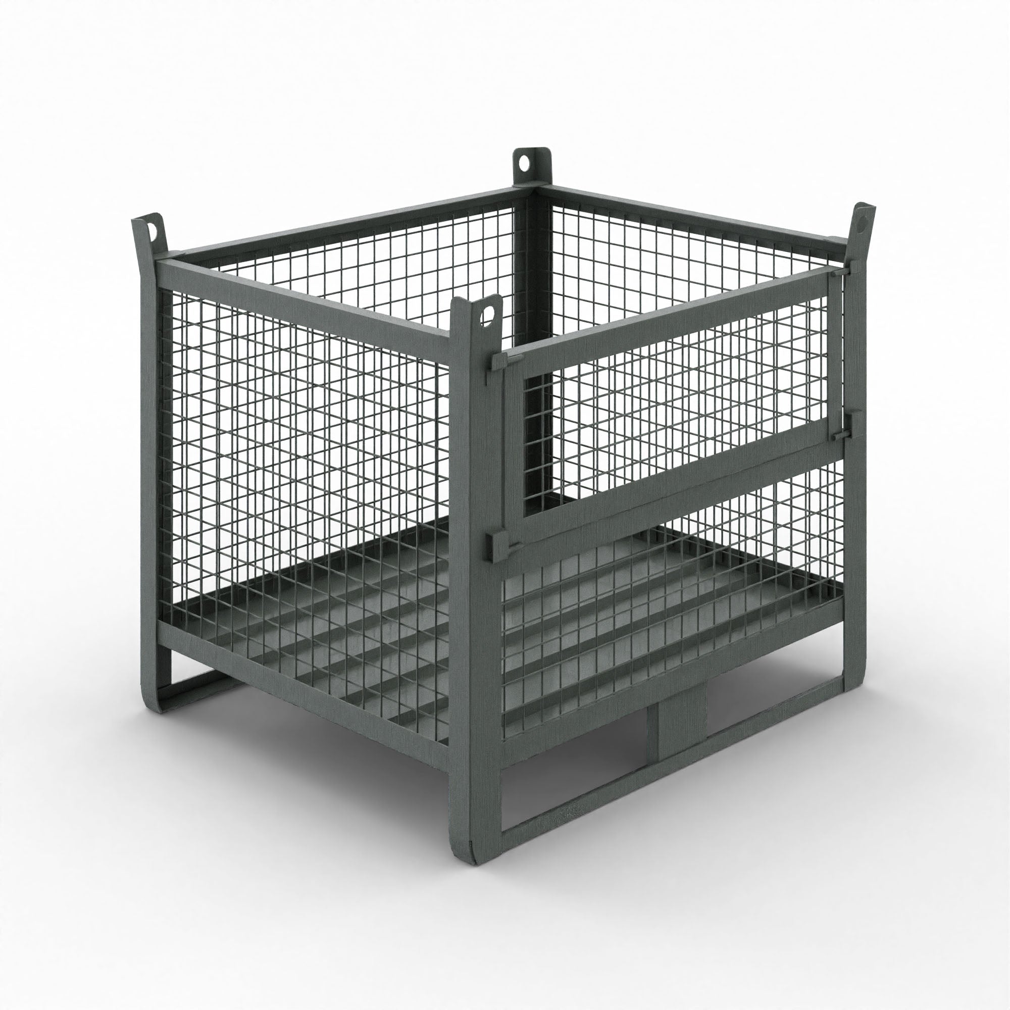 Contenitori in Rete elettrosaldata con Anta Apribile Portata 1500 kg