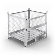 Contenitori in Rete elettrosaldata con Anta Apribile Portata 1500 kg