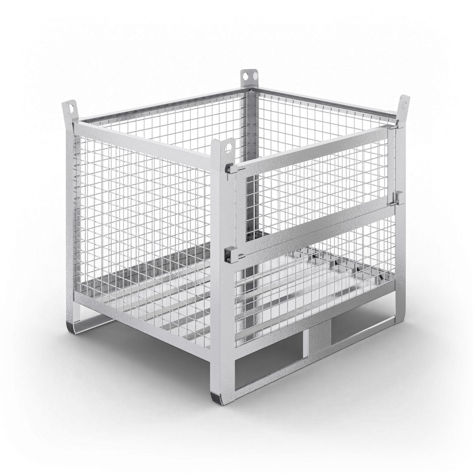 Contenitori in Rete elettrosaldata con Anta Apribile Portata 1500 kg