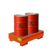 Vasca di raccolta per 2 fusti 200 da LT - RAL 2004