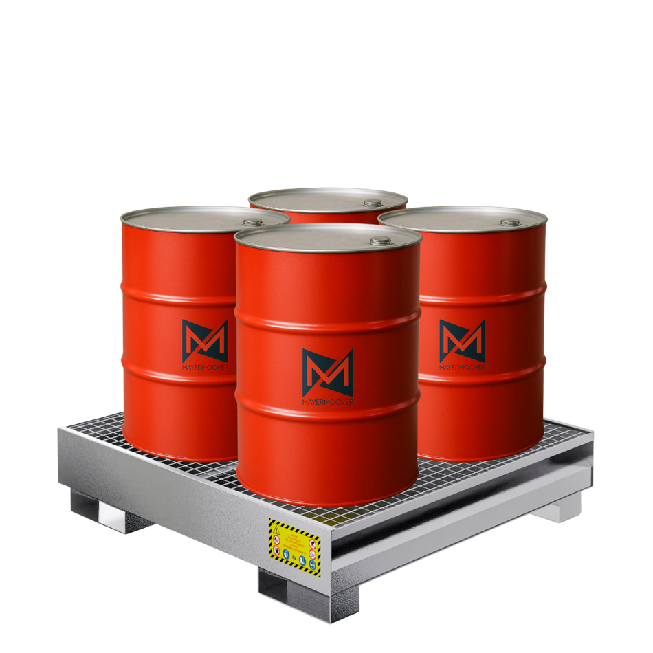 Collection tank for 4 200 LT drums - Galvanized