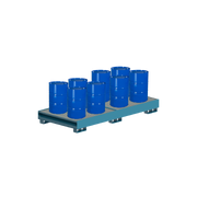 Vasca di raccolta per 8 fusti da 200 LT