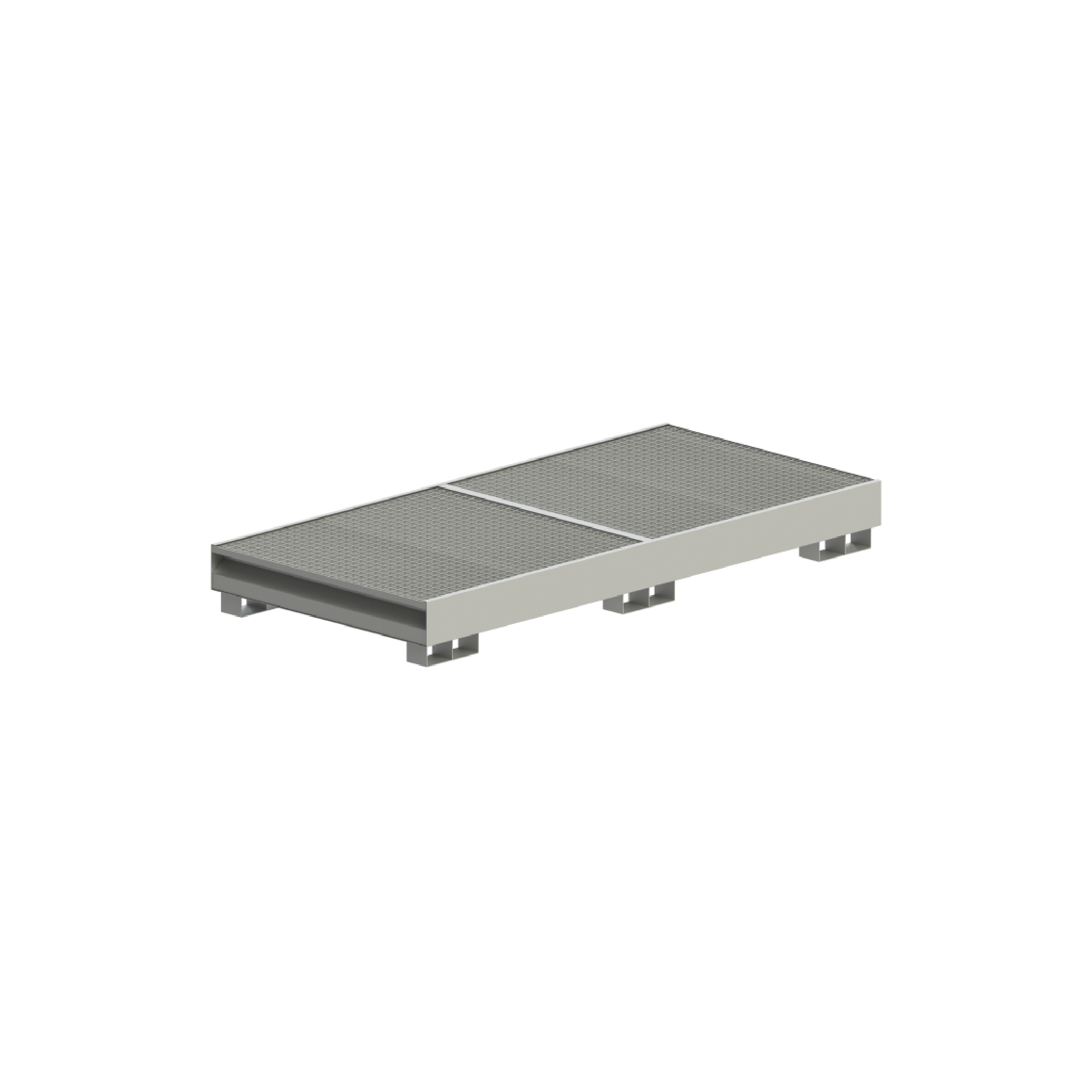 Vasca di raccolta per 8 fusti da 200 LT