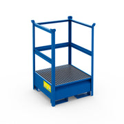 Vasca di raccolta in metallo sovrapponibile per 1 fusto da 200 LT