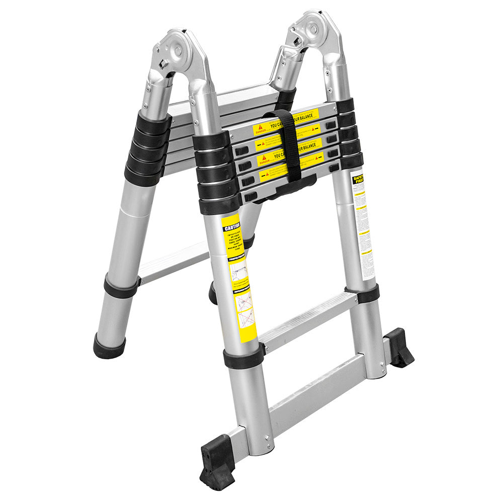 Scala telescopica doppia pieghevole