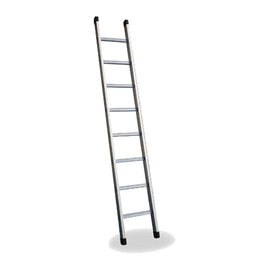 Simple leaning ladder - F10 