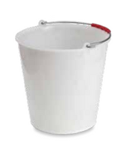 Secchio comune in plastica 18 litri Bianco