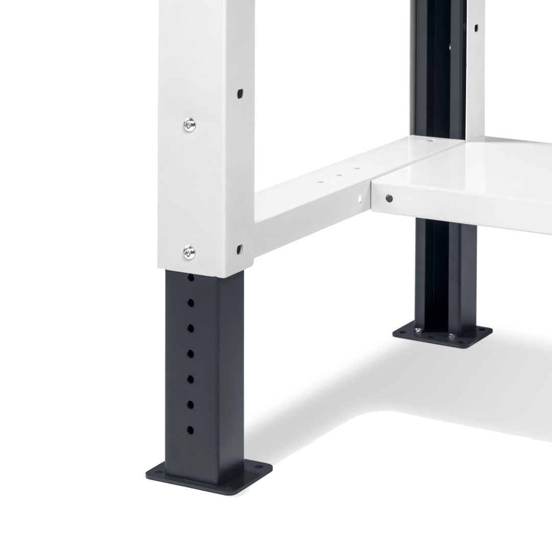 WORK15, Banco da lavoro con 1 armadio a cassetti con 1 cassetto