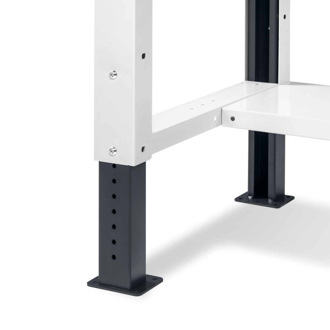 WORK20, Banco da lavoro con 1 armadio a cassetti con 1 cassetto