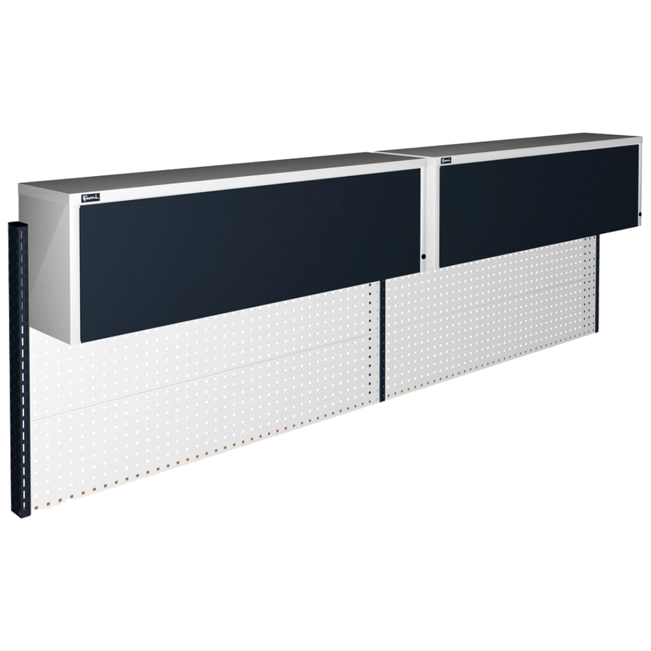 WORKLOOK3005, Equipped wall with vasistas wall unit 