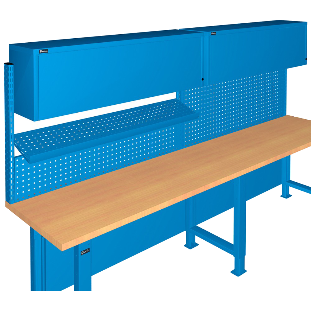 WORKLOOK30, Parete attrezzata con pensile vasistas