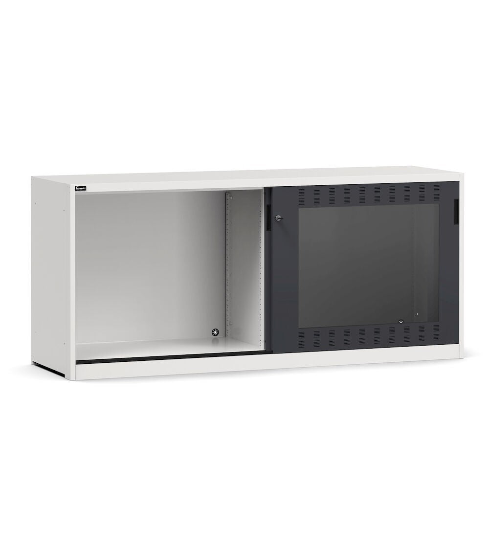 Armadio perform con porte scorrevoli fessurate in policarbonato key comfort - dim. mm L=2040 P=600 A=915