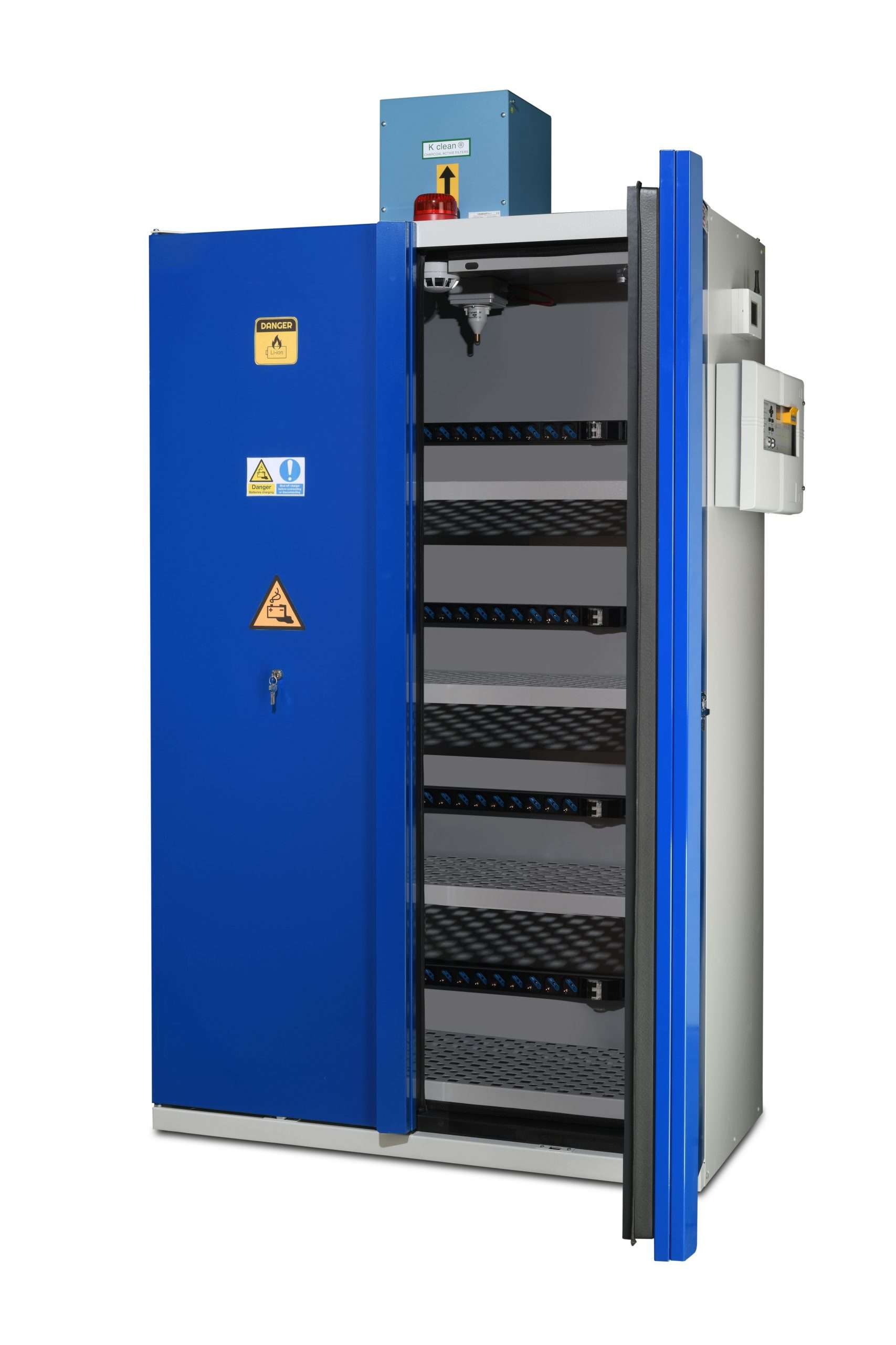 Armadio Ignifugo EN 14470-1 Batterie al Litio - 1200x600x1950 mm