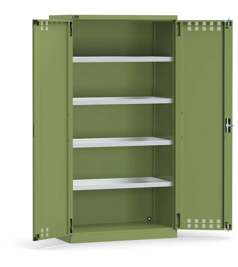 Pesticide cabinet, 4 internal tanks, L1023 x D555 x H2000 mm, PERFOM14057