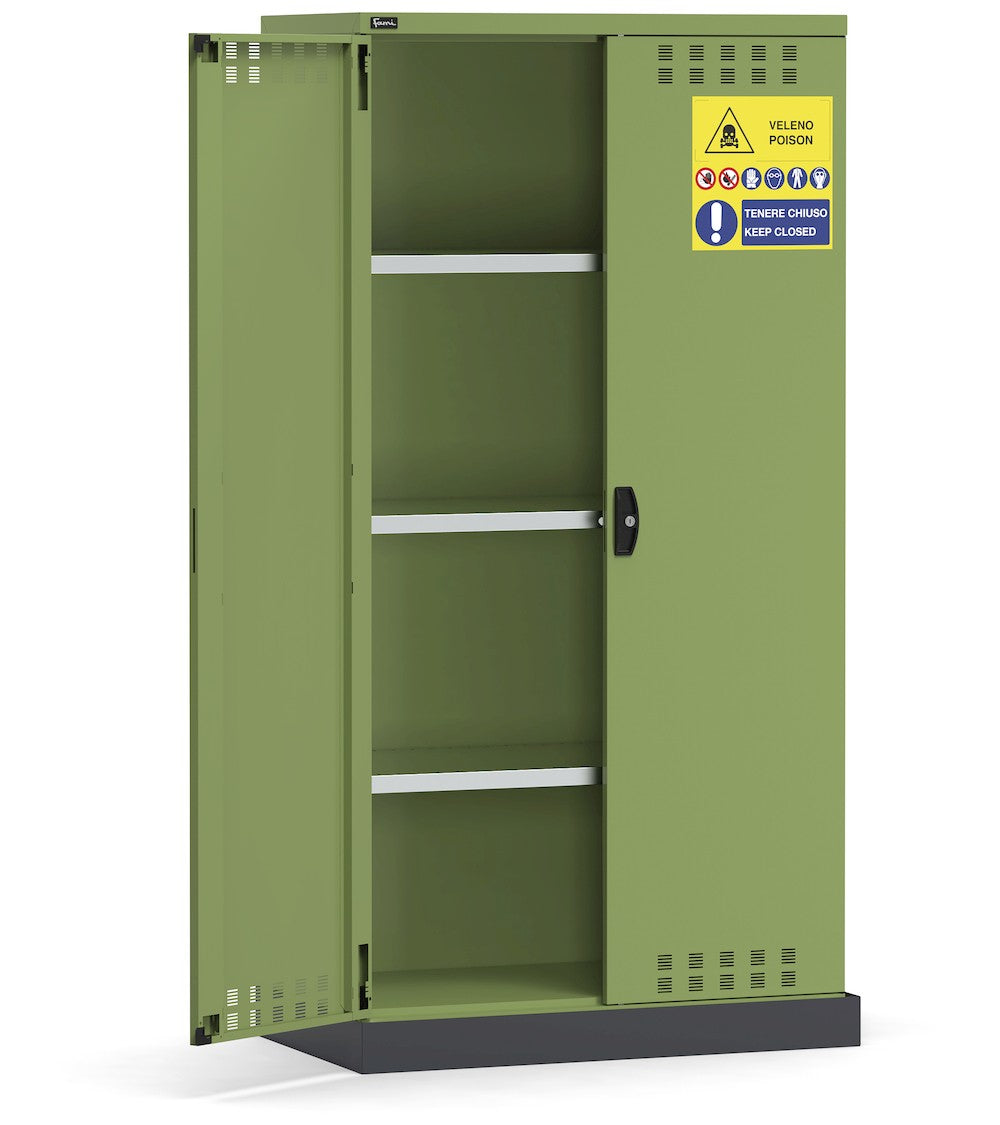 Pesticide cabinet, L1048 x D600 x H2027 mm, PERFOM14056
