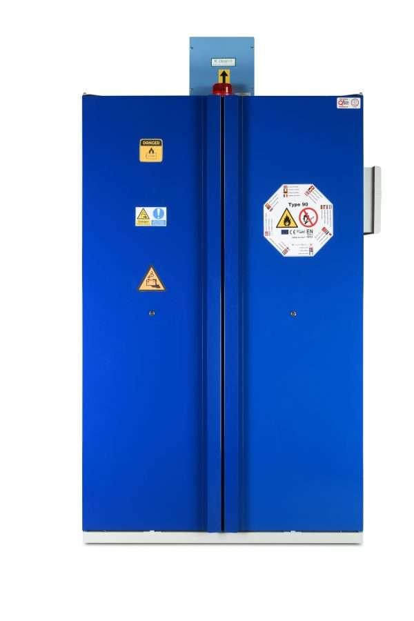 Armadio Ignifugo EN 14470-1 Batterie al Litio - 1200x600x1950 mm