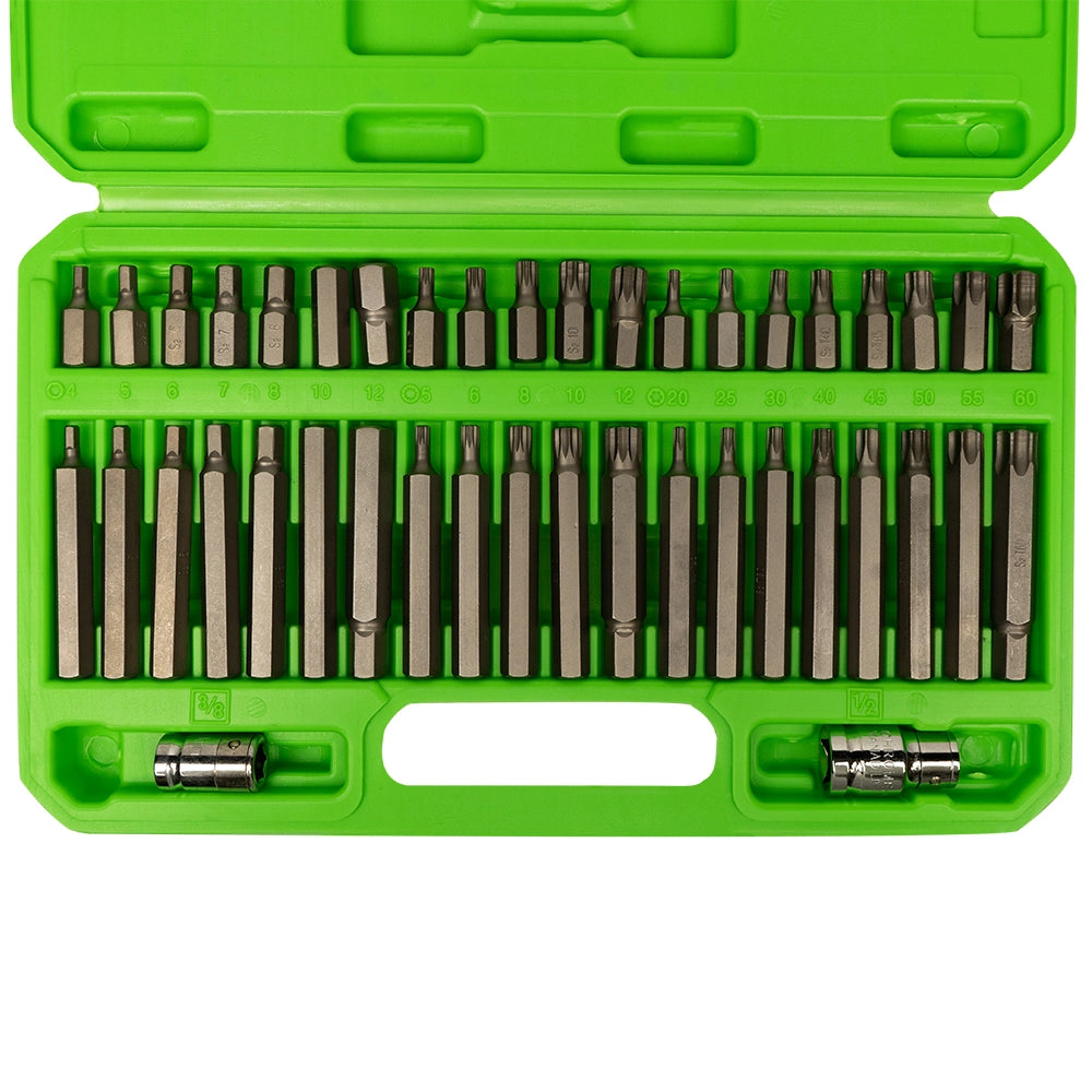 Valigetta con 42 chiavi torx, triple square e a brugola - antimanomissione