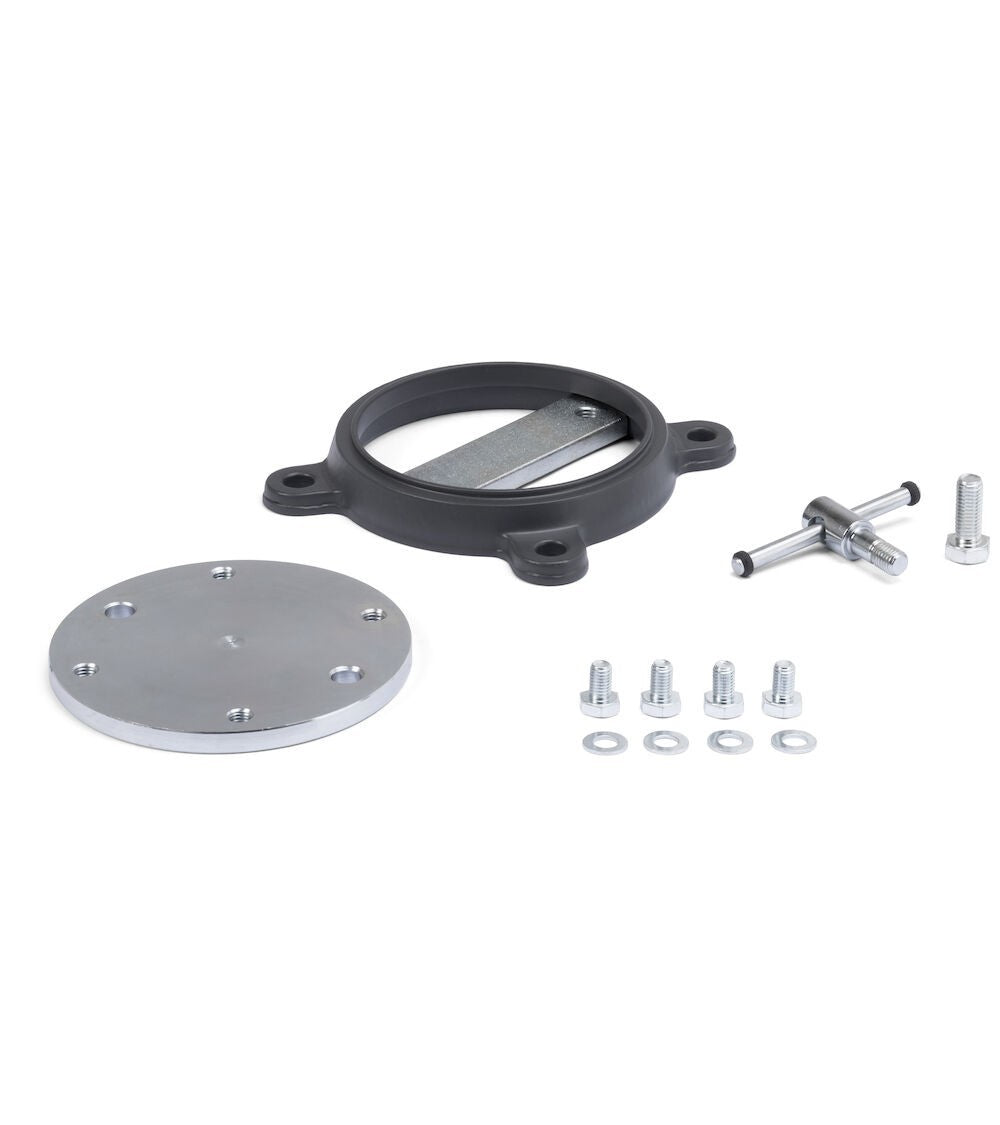 Untergestell für Schraubstock Modell Work Tech, Backenbreite 120 mm - Maße mm L=218 T=187 A=33