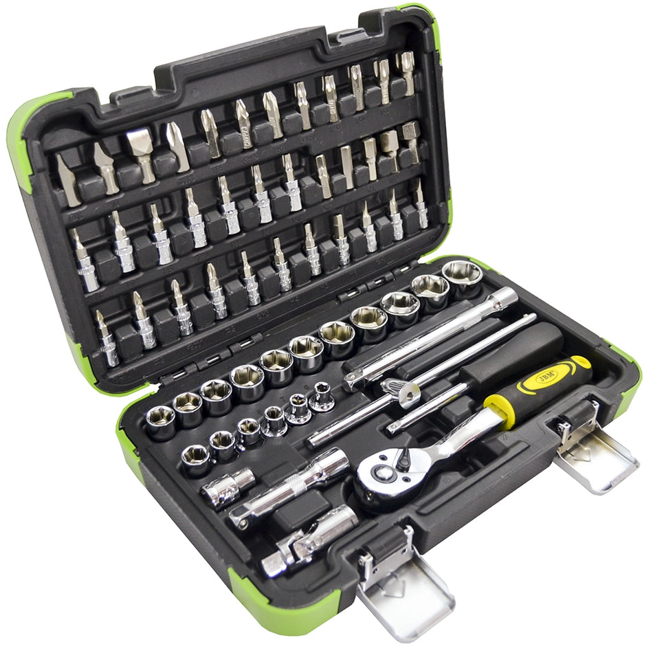 3/8" tool case with 59 pieces