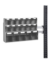 Extendable arm with visual box - dim. mm L=738 D=601 A=390