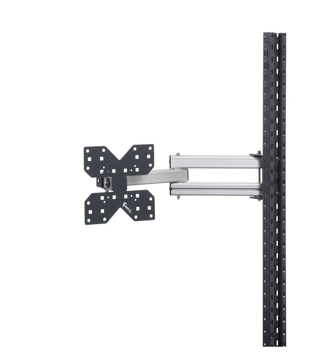 Ausziehbarer Arm mit Monitorhalterungsplatte - Maße mm L=652 T=225 A=225