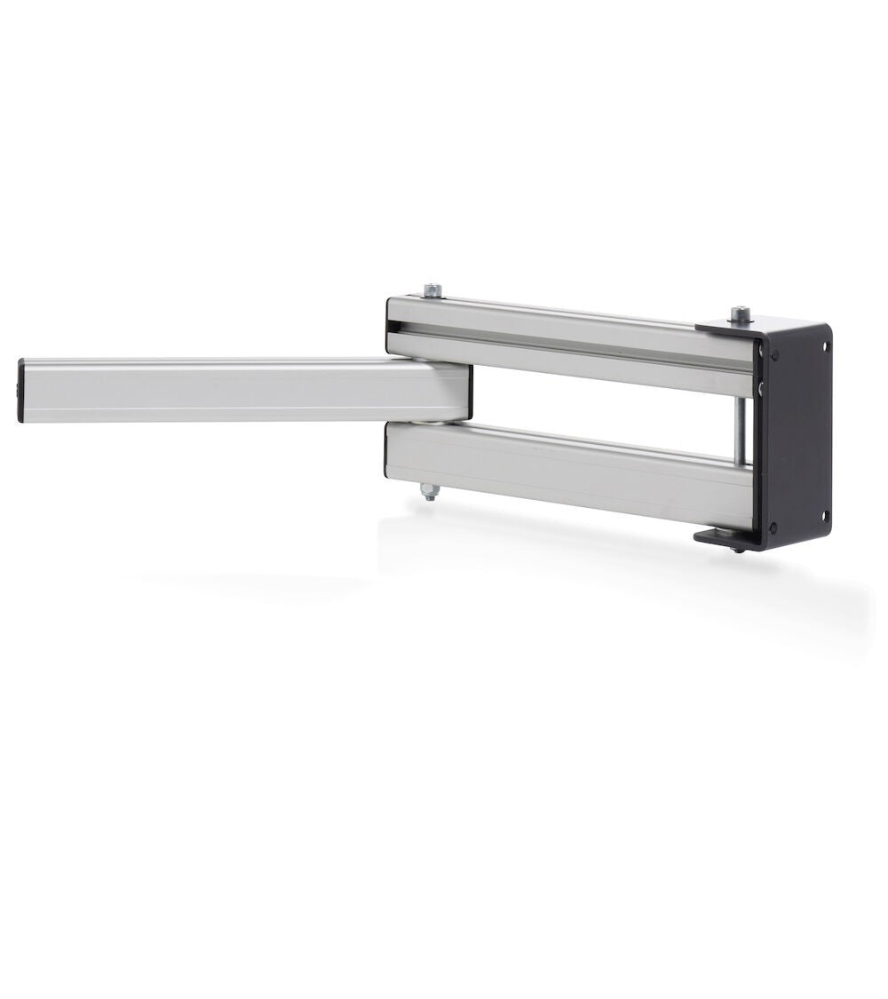 Extendable arm for upright