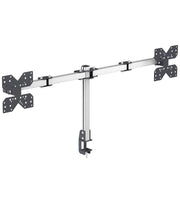 Braccio doppio monitor con morsetto - dim. mm L=1474 P=167 A=636