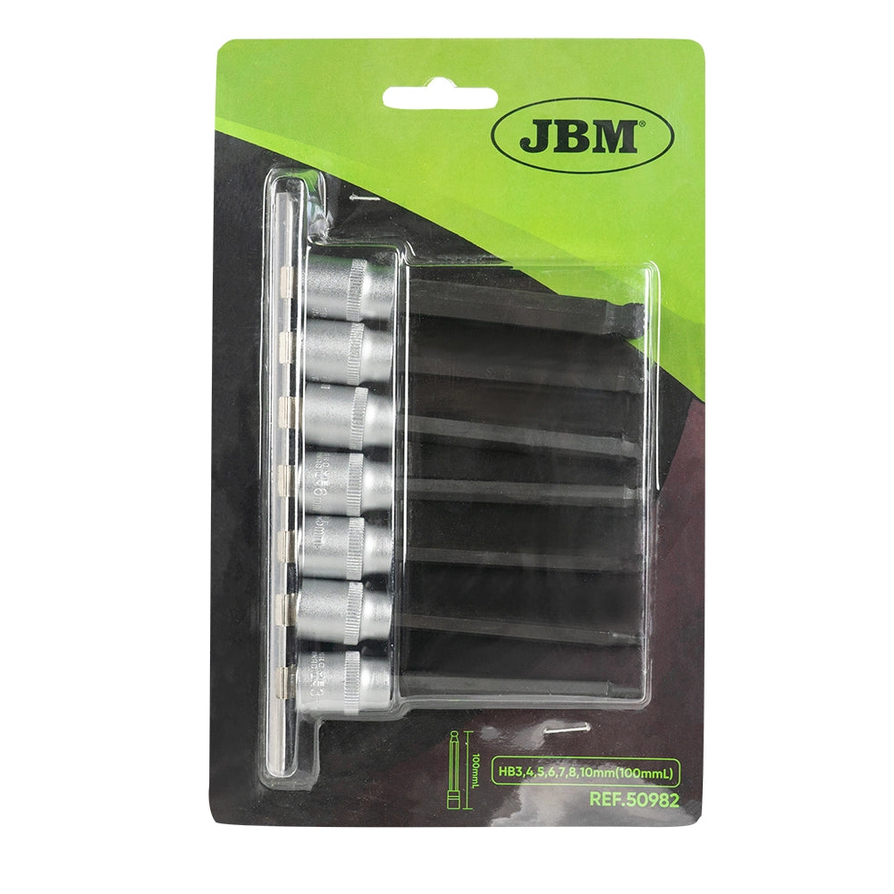 Set di inserti a brugola con testa a sfera