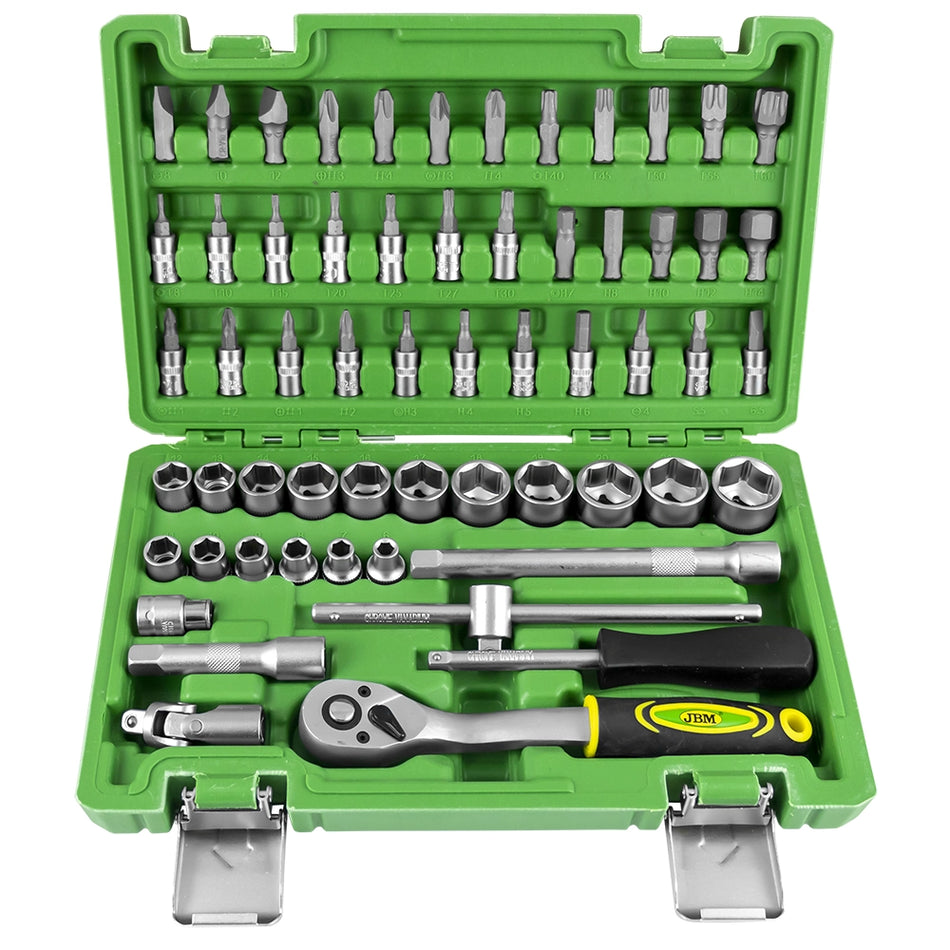 Tool case 59 pieces 3/8" hex sockets