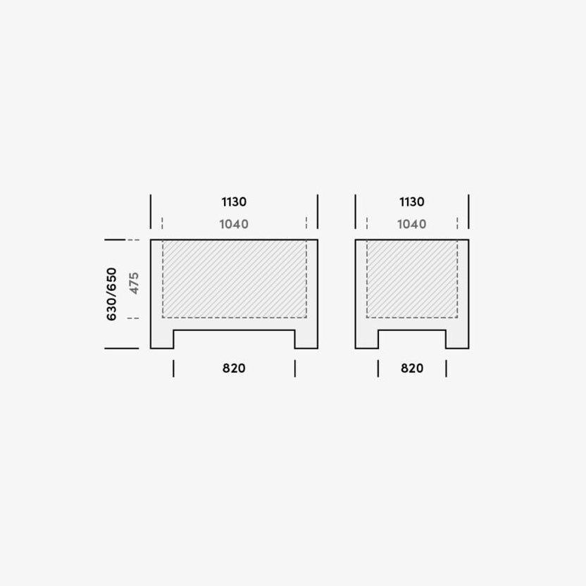 Contenitore Agribox 1097 F - Dim. 1130x1130x630 mm