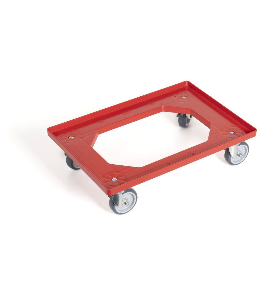 Trolley with wheels for euro box - dim. mm L=620 D=420 A=170