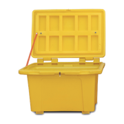 Cassa con coperchio con piedi - capacità 300 Lt