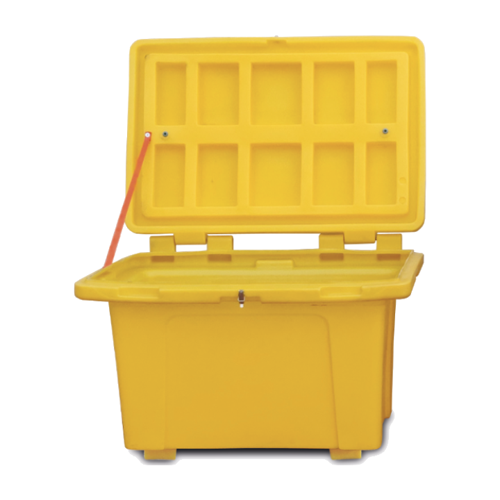 Box with lid and feet - capacity 300 litres 