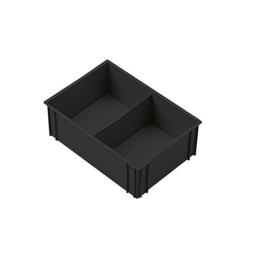 Cassetta divisorio a 2 scomparti per cassette serie ATHENA - Dim. 256 x 178 x 90 mm