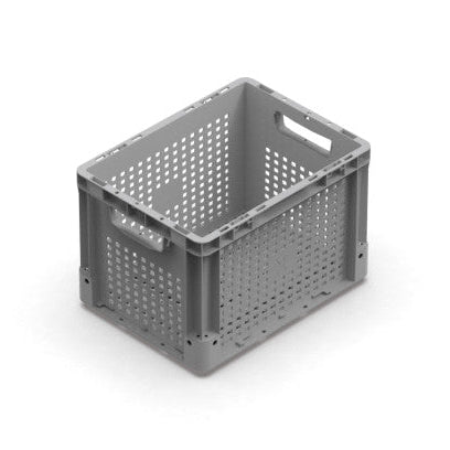 Cassette forate in plastica sovrapponibili NEXIT in PP - 400x300x270