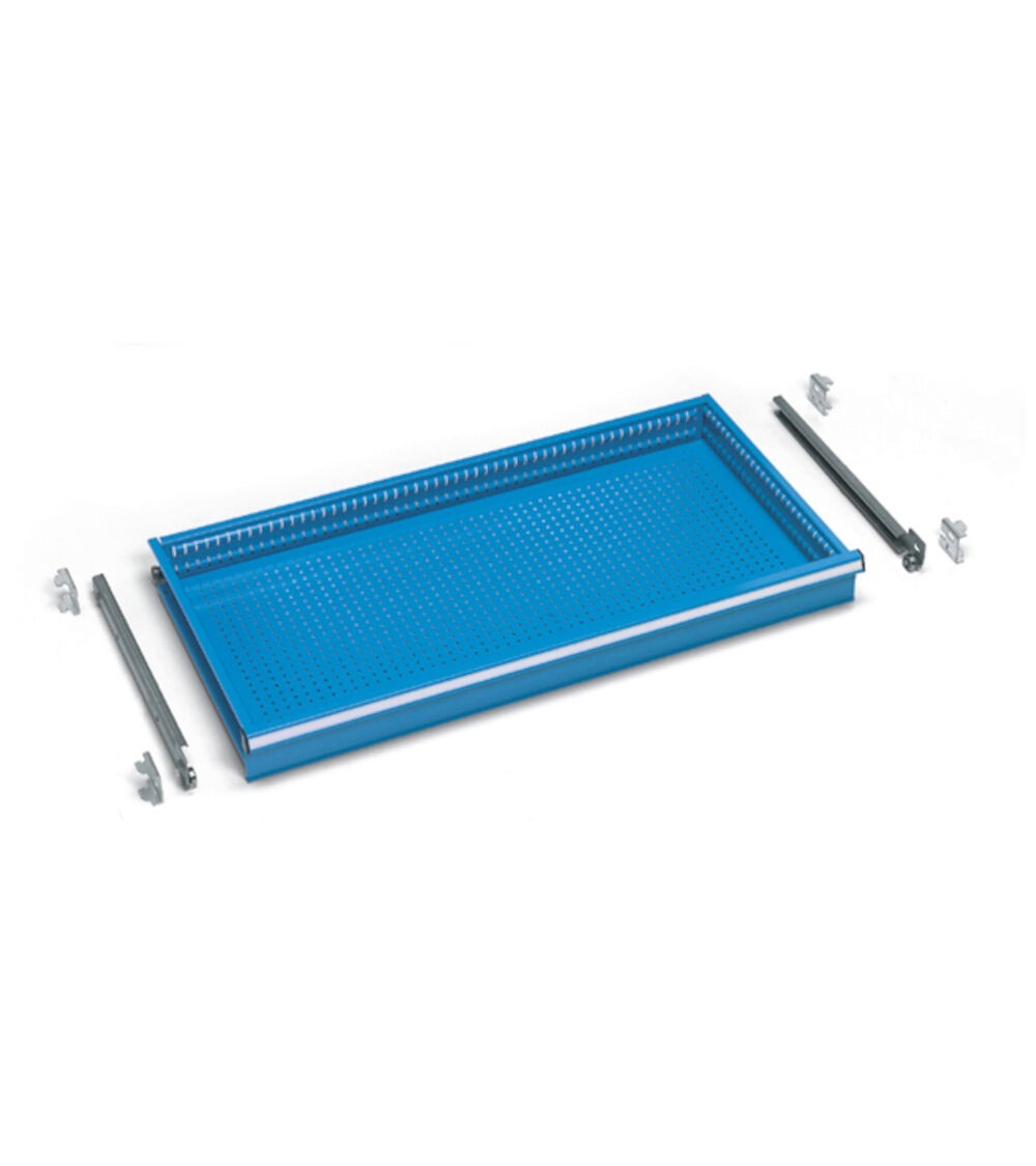 Simple extraction drawer for performance cabinets front height 100 MM-EH=54X27 - dim. mm L=971 D=505 A=100