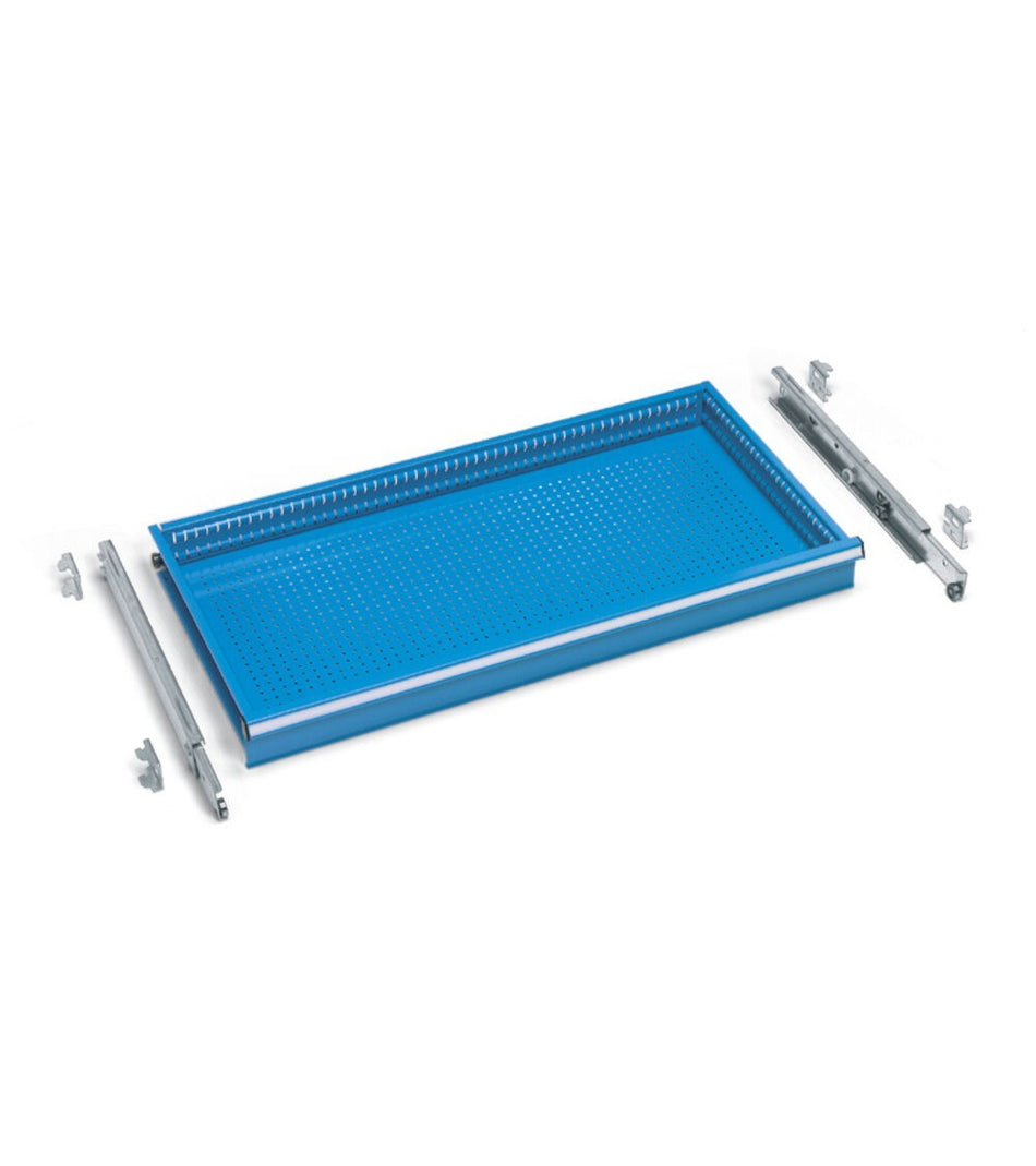 Cassetto ad estrazione telescopica per armadi perfom altezza frotale 150 MM-EH=54X27 - dim. mm L=971 P=505 A=150