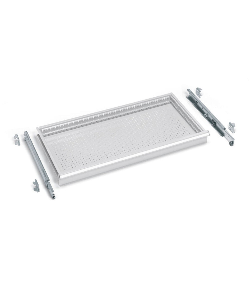 Cassetto ad estrazione telescopica per armadi perfom altezza frotale 150 MM-EH=54X27 - dim. mm L=971 P=505 A=150