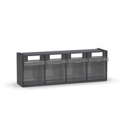 Cassettiera porta minuteria Visual Box, 4 cassetti, L600 x P178 x H206 mm